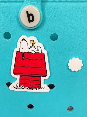 Snoopy and Woodstock Doghouse Bogg Charm-Retro Bogg Charms-B STOCK!